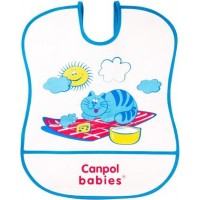 Слюнявчик пластиковый мягкий Canpol babies 